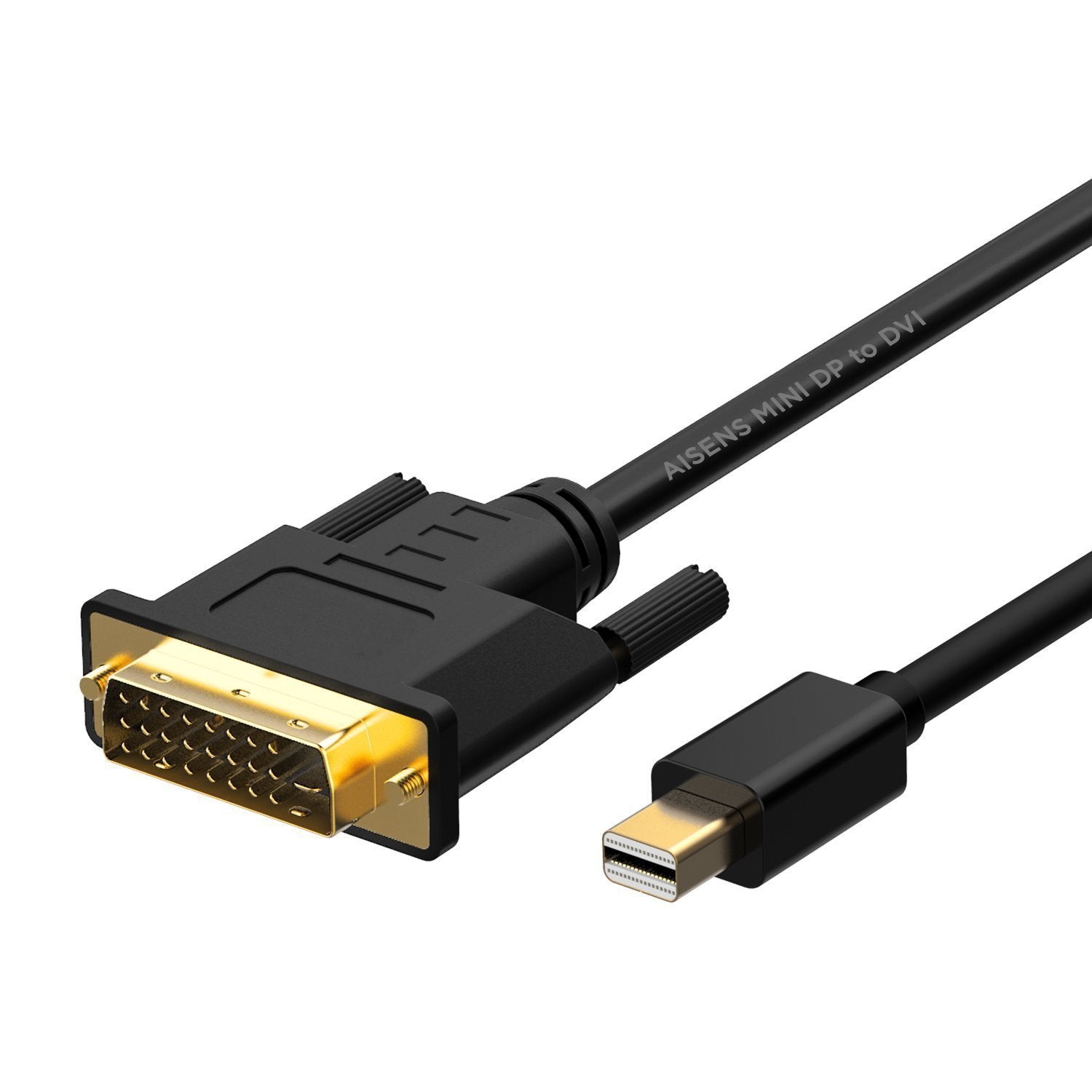EAN 8436574703702 - AISENS A125-0363 adaptador de cable de vídeo 2 m Mini DisplayPort DVI Negro imagen 1
