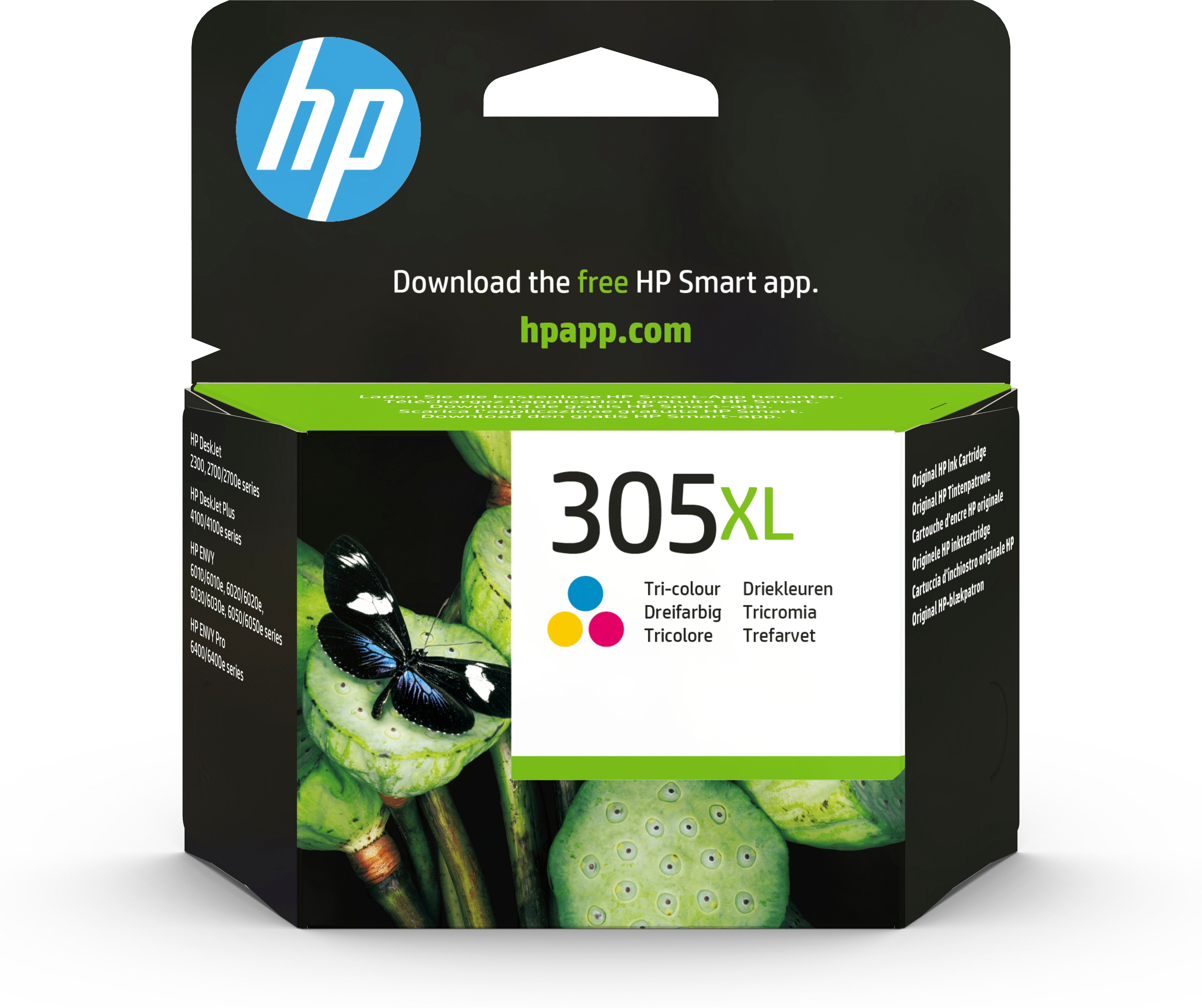 EAN 5715063034316 - HP 305XL High Yield Tri-color Original Ink Cartridge cartucho de tinta 1 pieza(s) Alto rendimiento (XL) C imagen 1