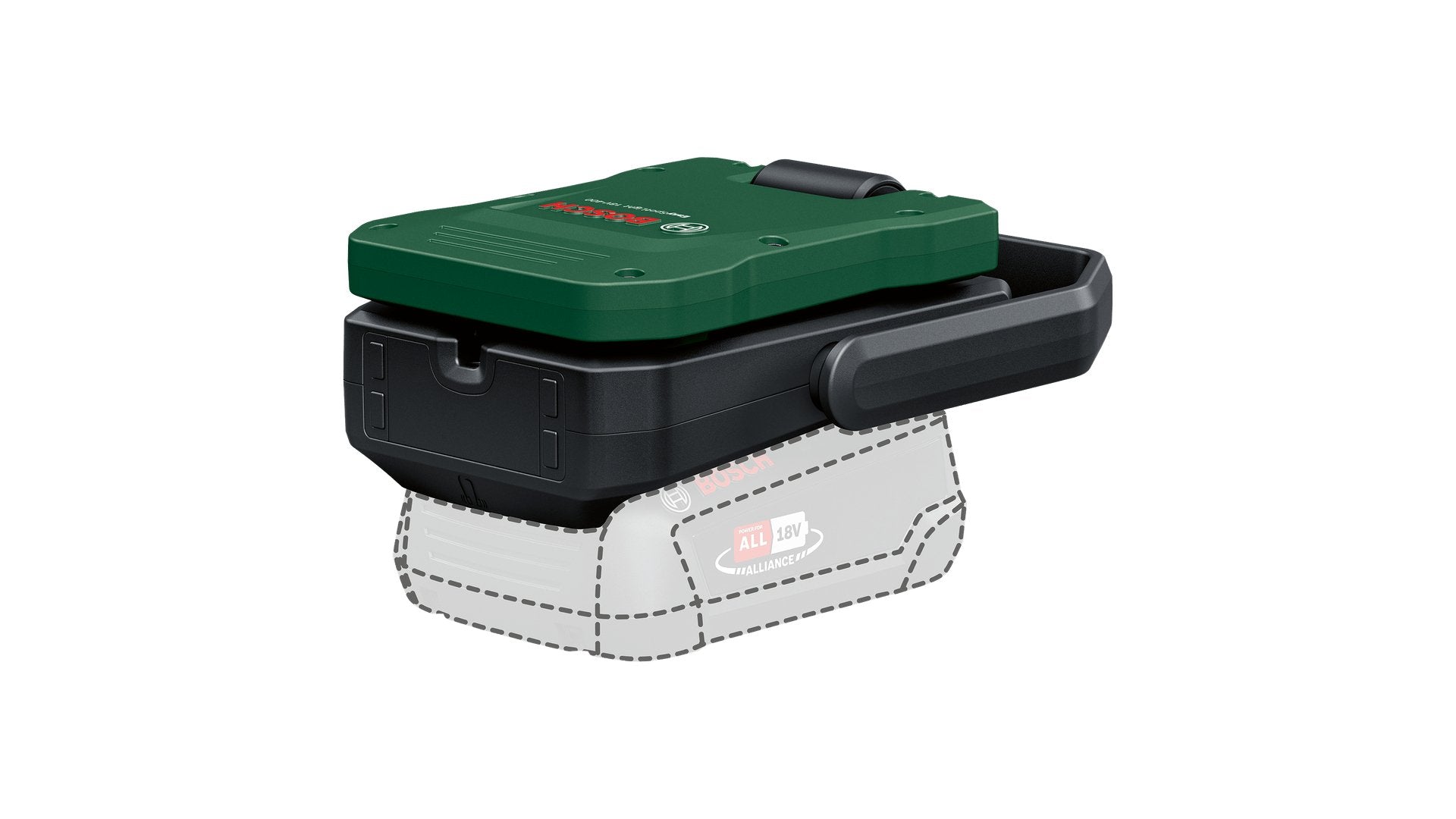 EAN 4053423250060 - Bosch EasySpotLight 18V-400 Negro, Verde Linterna universal LED imagen 2