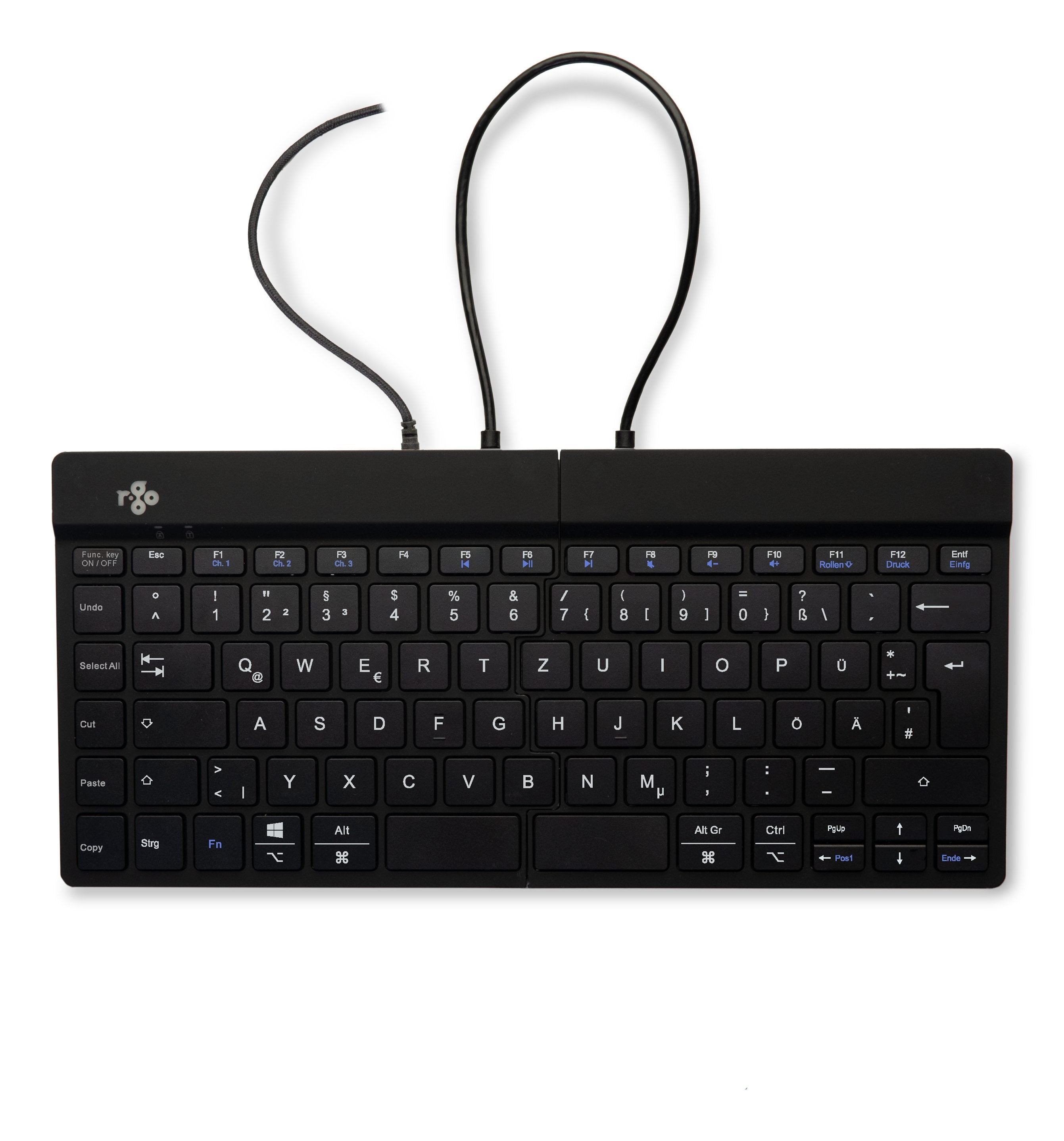 EAN 8719274490791 - R-Go Tools RGOSP-DEWIBL teclado Universal USB Alemán imagen 2
