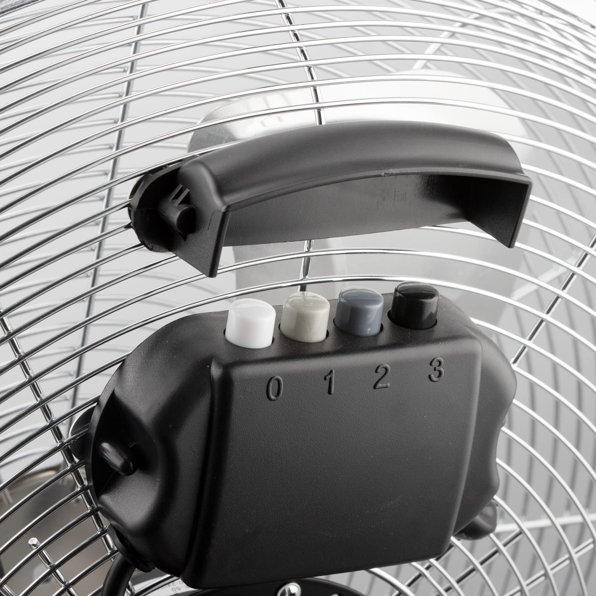 Ventilador De Suelo Industrial Grunkel Met-H16industrial 90w 3 Aspas 40cm 3 Velocidades