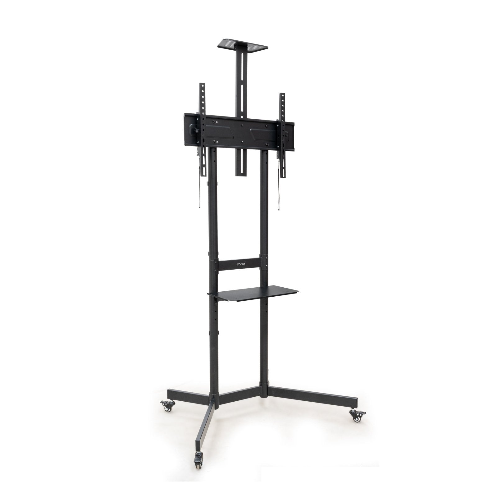 Soporte Suelo Tooq Ruedas "Nefertiti" 37-70" Negro