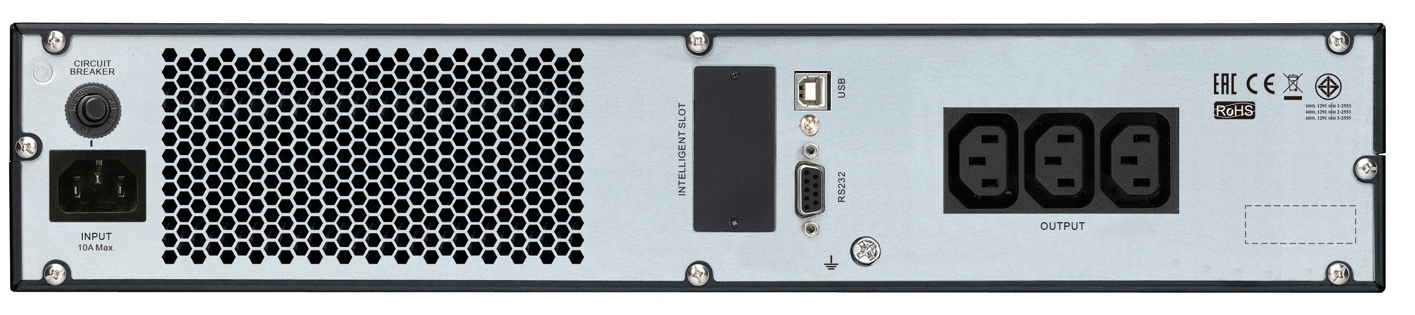 EAN 0731304341666 - APC SRV1KRI sistema de alimentación ininterrumpida (UPS) Doble conversión (en línea) 1 kVA 800 W 3 salida imagen 3