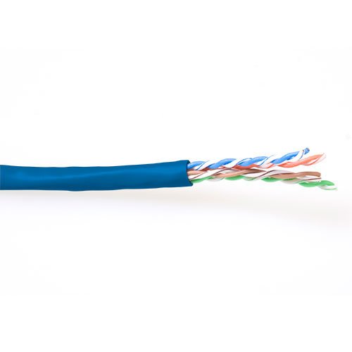 Bobina Cat 6 U/Utp 100m Flexible Azul, Awg24 Cu Pvc Act