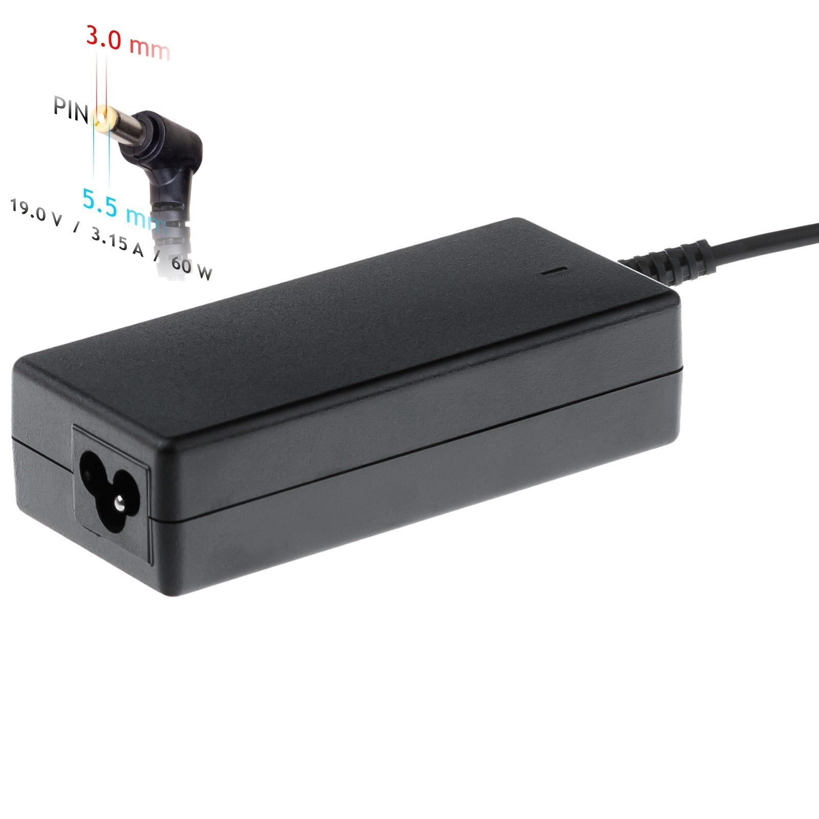 EAN 5901720130761 - Akyga notebook power adapter AK-ND-13 19V/3.16A 60W 5.5x3.0 mm + pin SAMSUNG adaptador e inversor de corr imagen 1