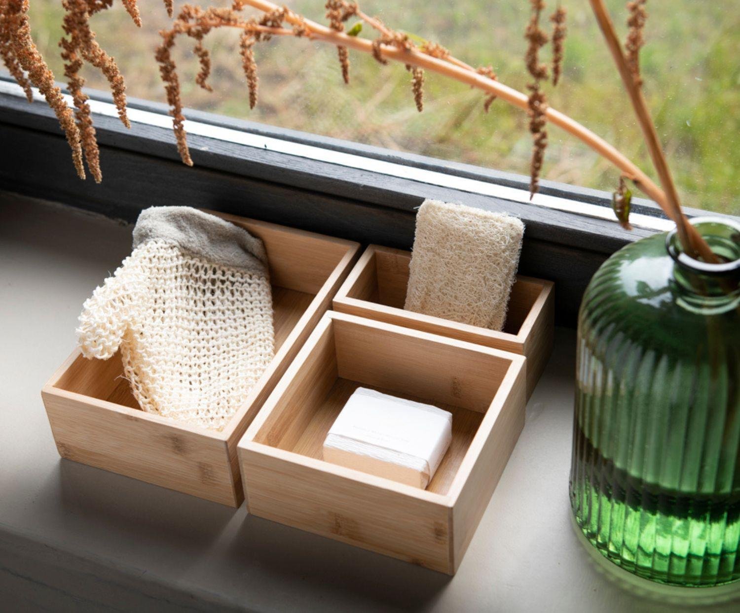 Set 3 Cajas Para Almacenaje 30x23x7cm Ax73022 Andrea House