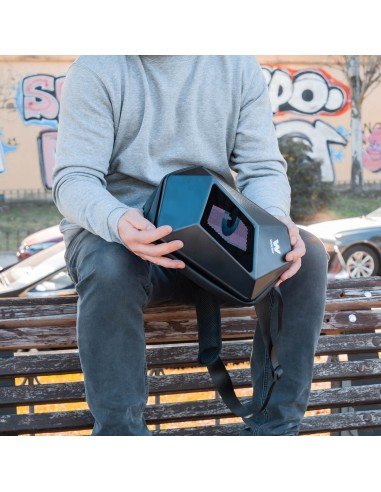 Mochila Led Woxter Loy-Evil Eye 6l Pantalla Led Personalizable