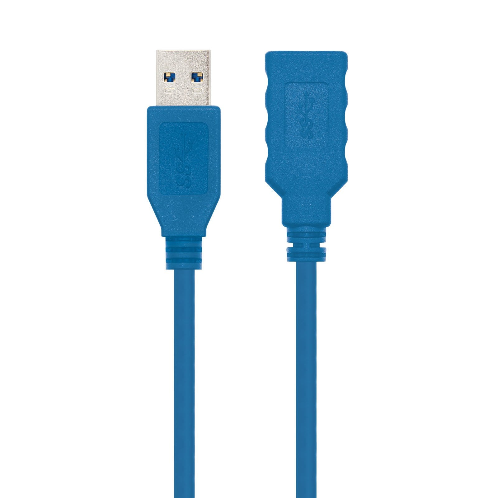 Nanocable Cable Usb-A 3.0 Macho A Usb-A Hembra 1m - Azul
