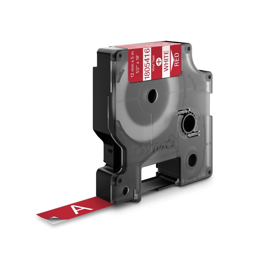 EAN 0071701059727 - DYMO 1805416 cinta para impresora de etiquetas Blanco sobre rojo imagen 4