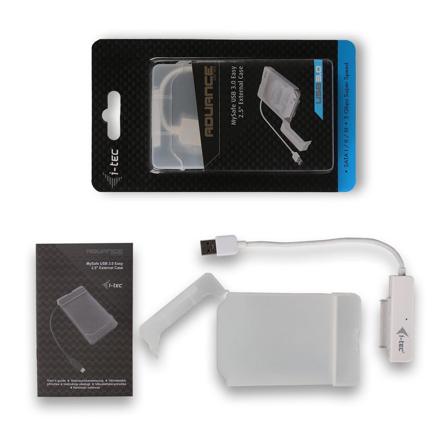 EAN 8595611701160 - i-tec MYSAFEU314 caja para disco duro externo Carcasa de disco duro/SSD Blanco 2.5" imagen 7