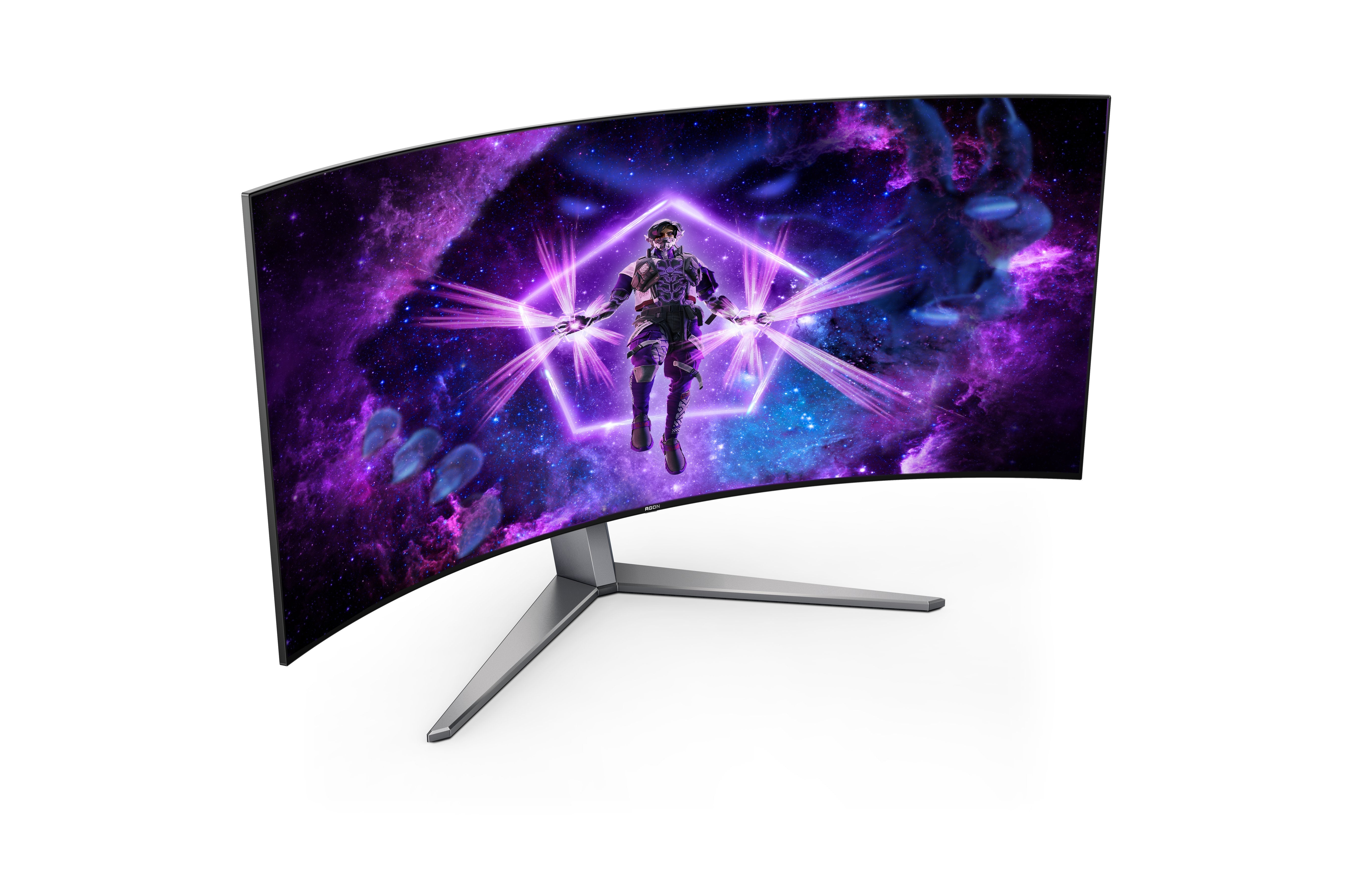 Monitor De Gaming 44.5" Aoc Ag456uczd Negro