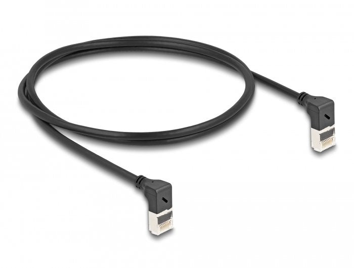 Delock Cable De Red Rj45 Cat.6a S/Ftp Slim 90° Oben / Oben Angular 1 M