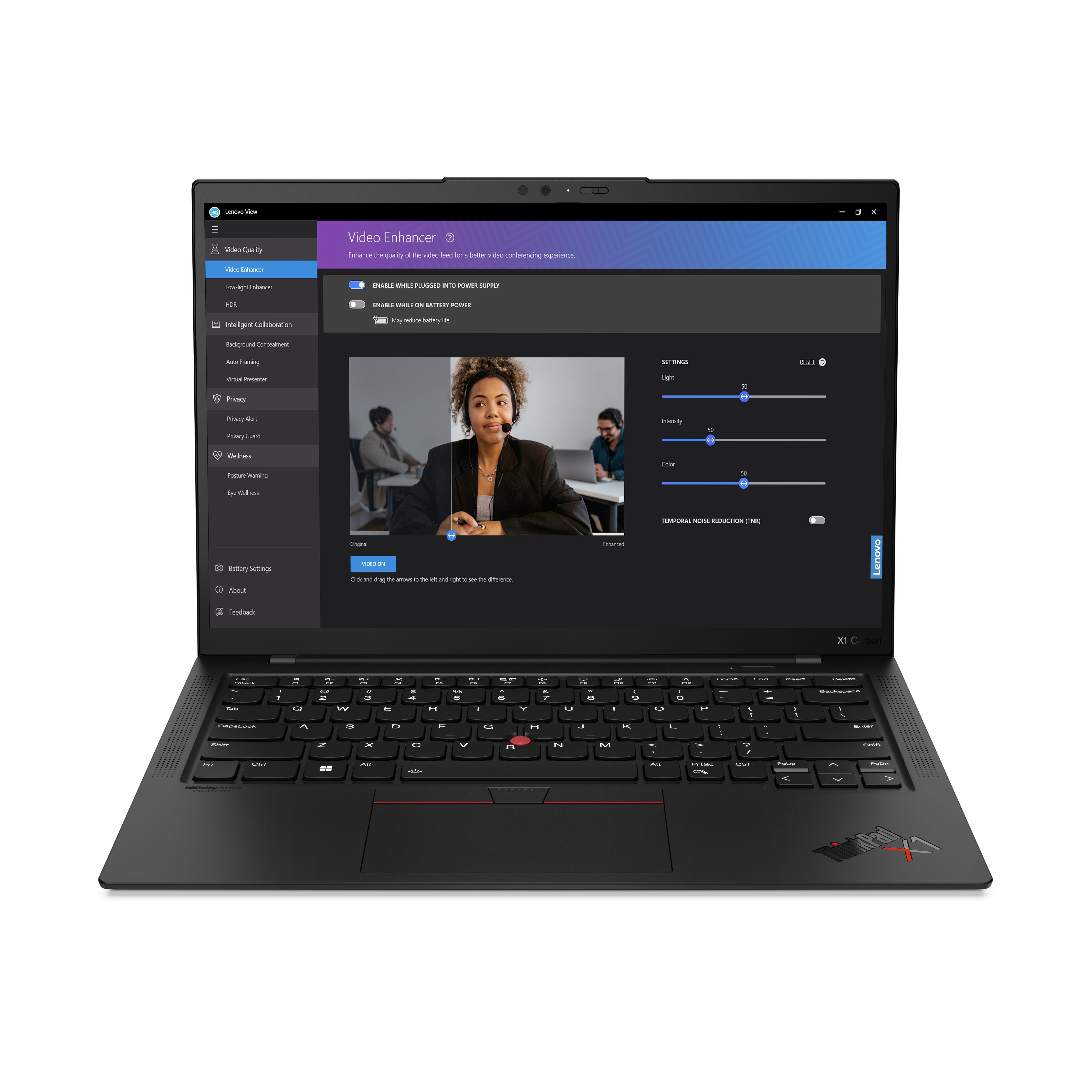 EAN 196804306377 - Lenovo ThinkPad X1 Carbon Gen 11 Intel® Core™ i5 i5-1335U Portátil 35,6 cm (14") WUXGA 16 GB LPDDR5-SDRAM imagen 4