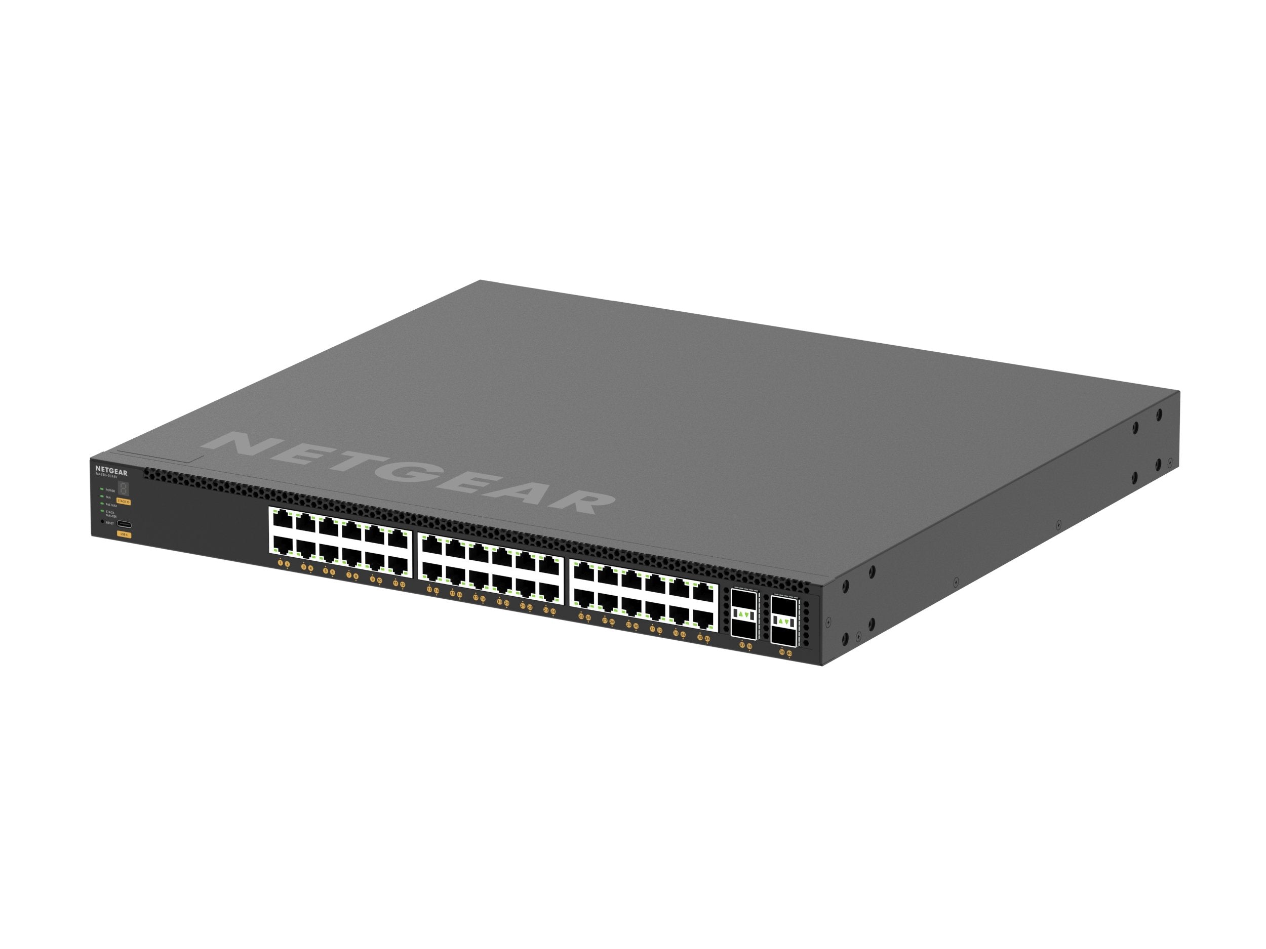EAN 606449165104 - NETGEAR M4350-36X4V Gestionado L3 10G Ethernet (100/1000/10000) Energía sobre Ethernet (PoE) 1U Negro imagen 1