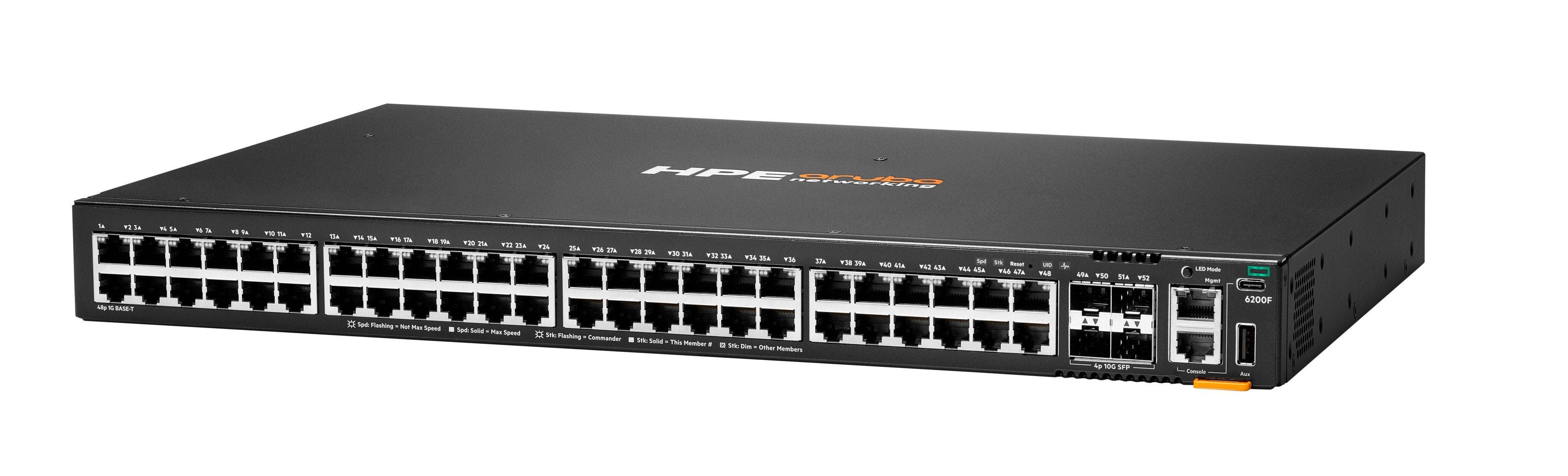 EAN 190017634159 - HPE Aruba Networking CX 6200F 48G 4SFP+ Switch imagen 2