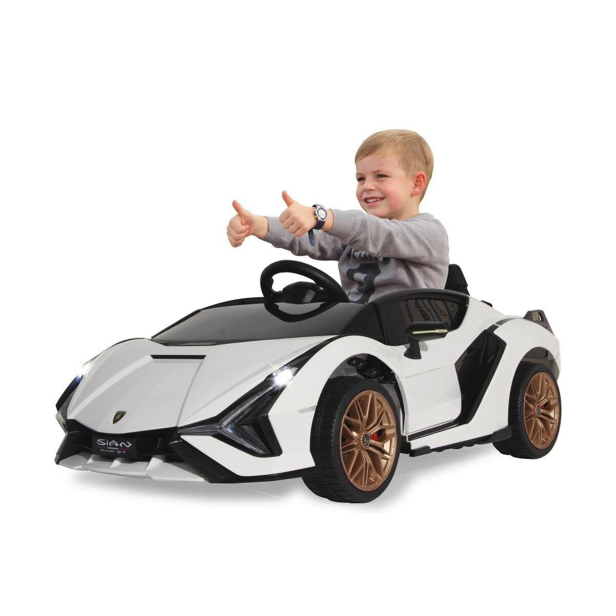 Jamara Ride-On Lamborghini Sian Blanco 37 Mhz 3+