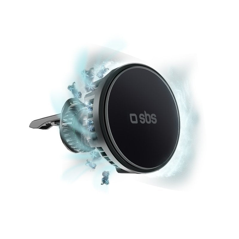 Cargador Inalámbrico Sbs Tesupfanwir15w Il Smartphone Negro Usb Auto