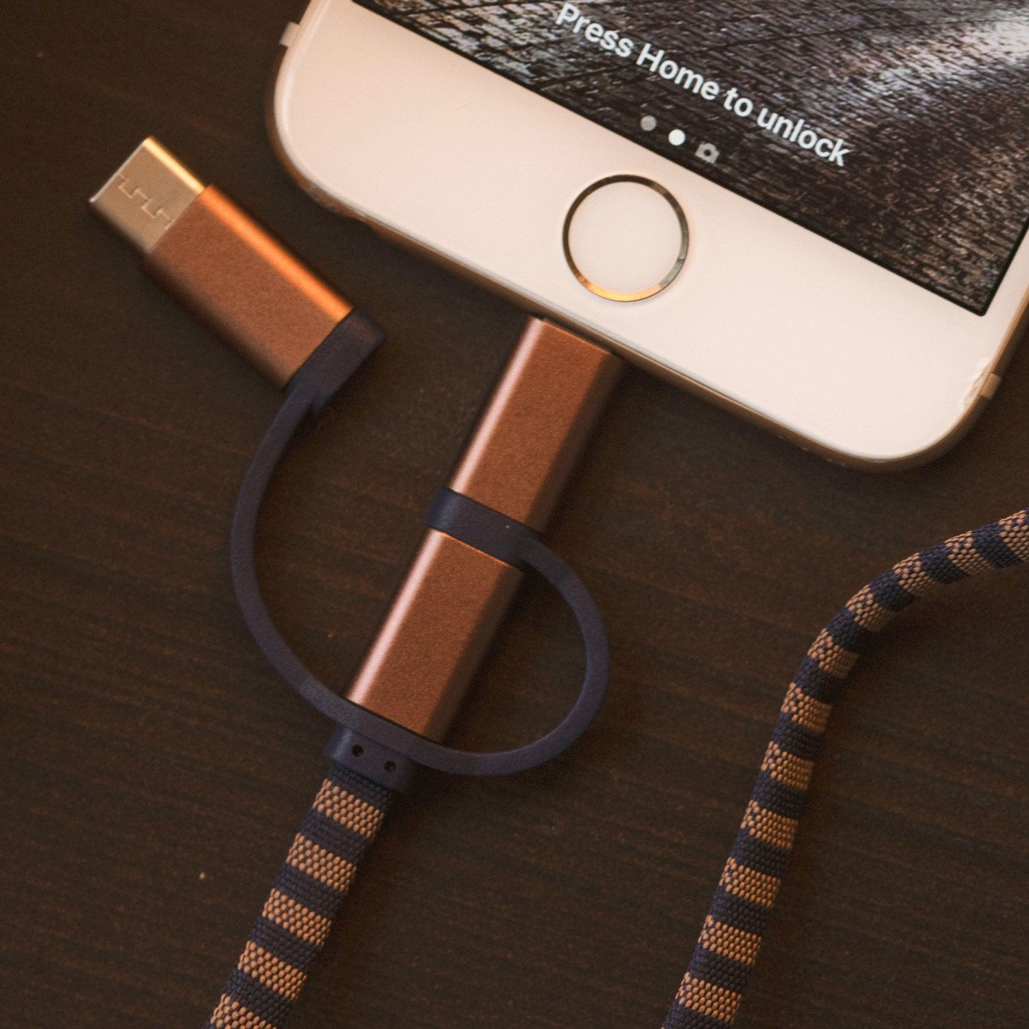Cable Hogwarts Ravenclaw 3 En 1 Lightning/Micro/Usb-C