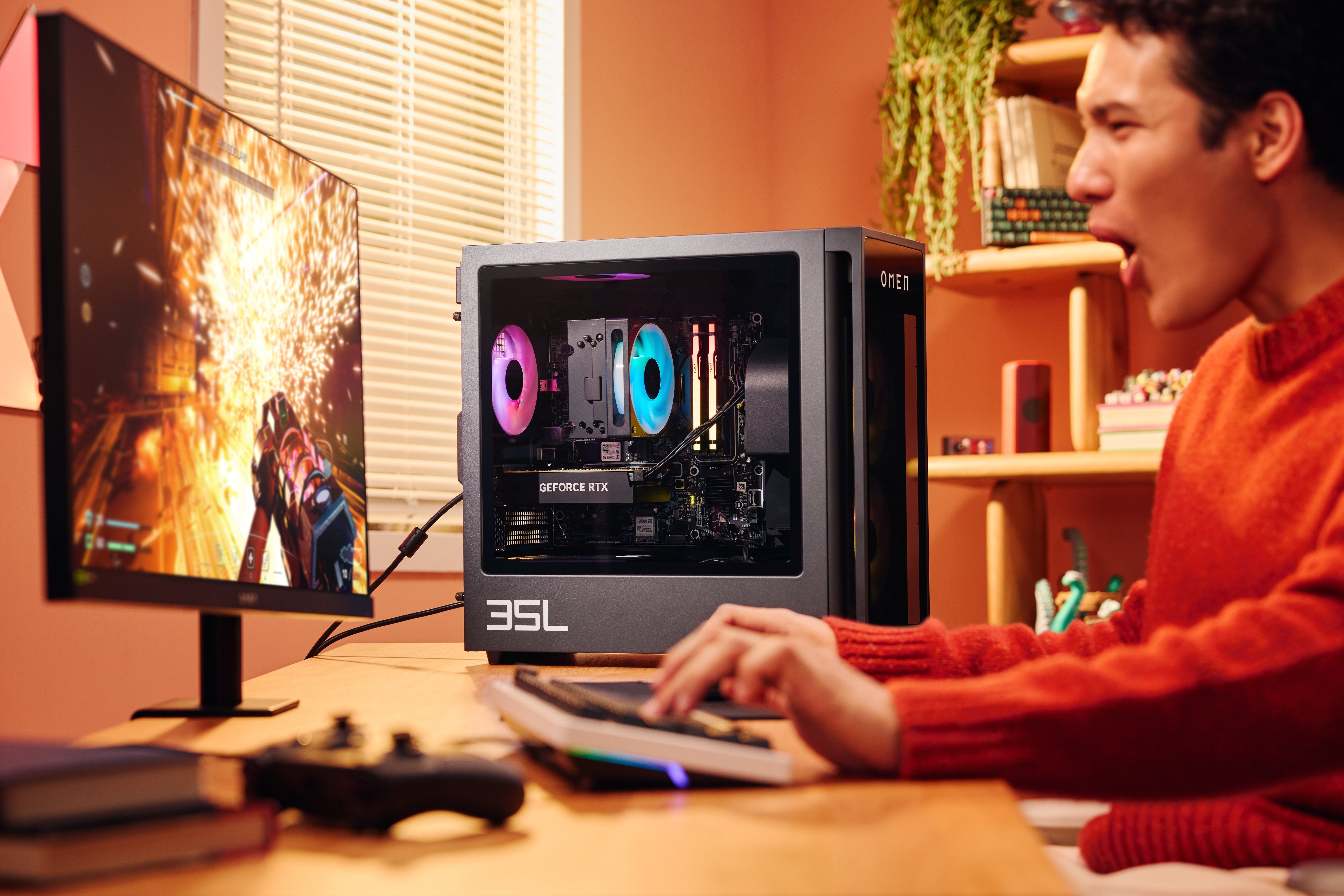 Pc Gaming Hp Omen Gt16-0056ns Intel Core I7-14700f 16gb 1tb Ssd Geforce Rtx 5060 Ti Sin Sistema Operativo