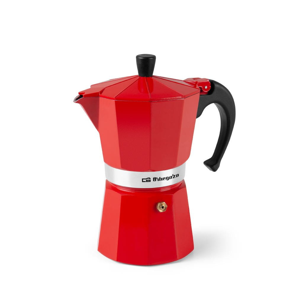 Cafetera Orbegozo Kfr 640 De Aluminio - Prepara 6 Tazas De Cafe En Minutos - Compatible Con Diferentes Tipos De Cocinas