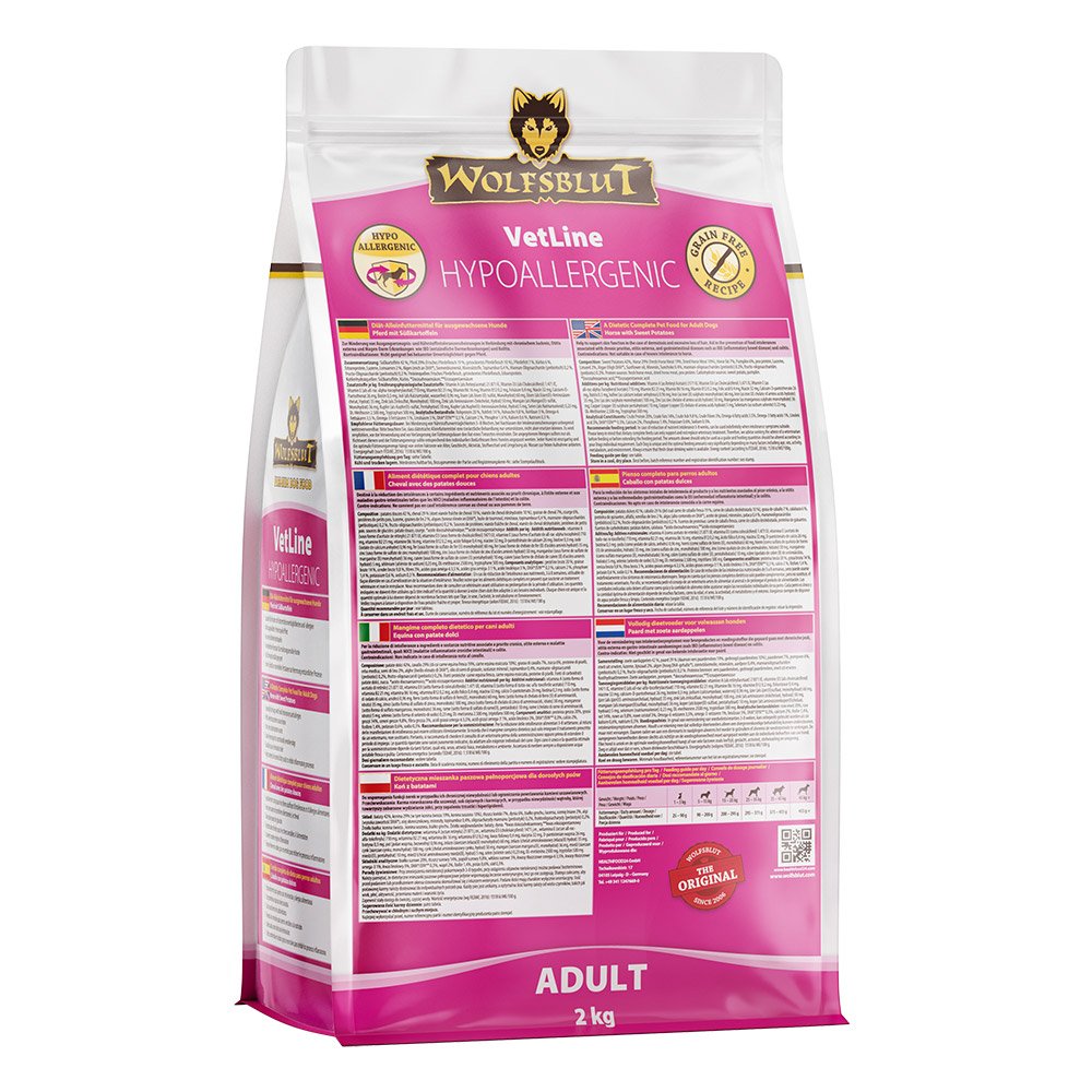EAN 4260603786466 - Wolfsblut VetLine Hypoallergenic 2 kg Adulto Cabello imagen 2