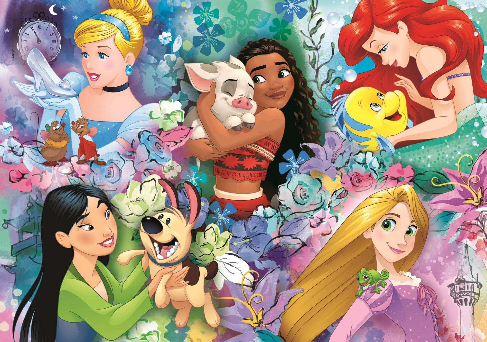 Puzzle Princesas Disney 60pzs