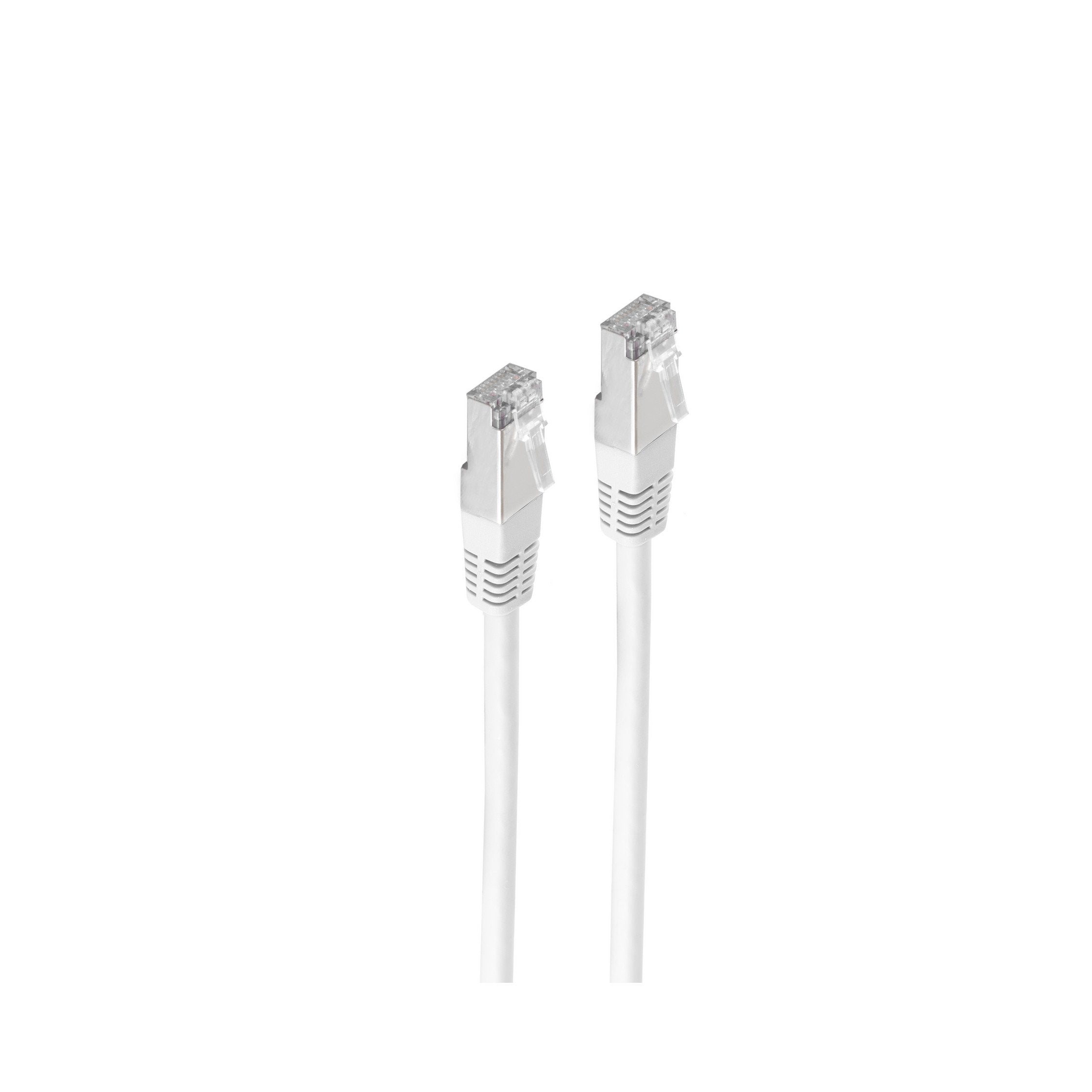 Cable De Conexión De Red Shiverpeaks Cat6, S Ftp, Lzsh, Blanco 7,5 M