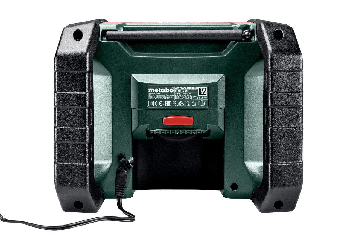 Metabo R 12-18 Bt Radio De Construcción A Batería