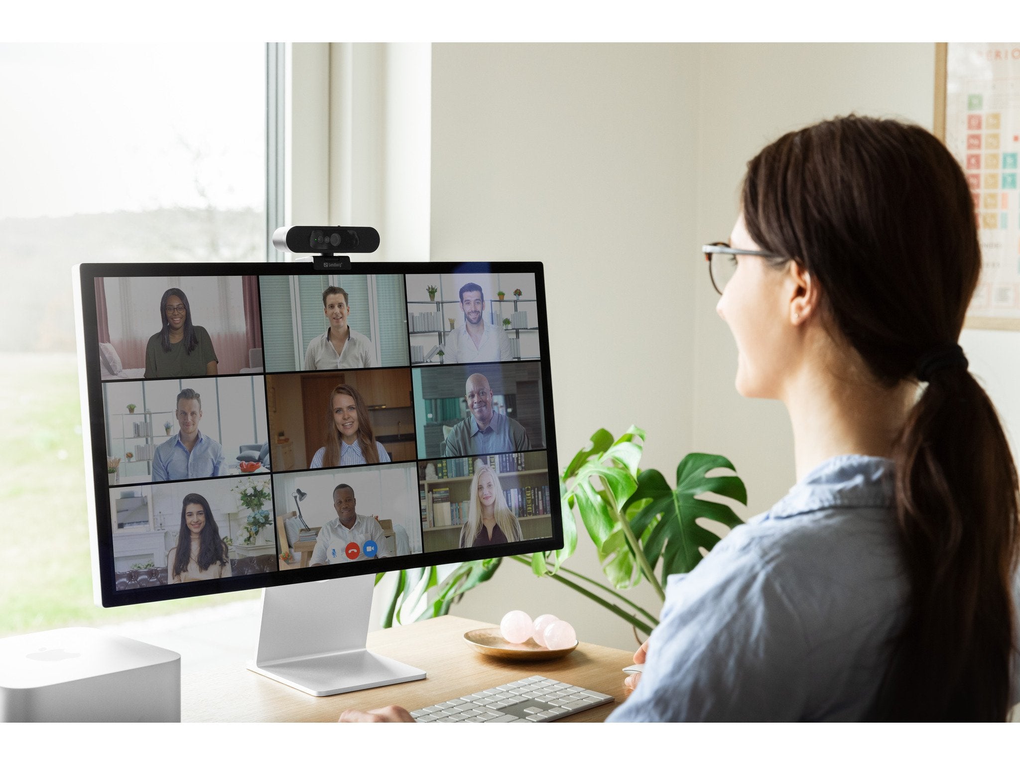 EAN 5705730134401 - Sandberg 134-40 cámara web 2 MP 1920 x 1080 Pixeles USB-C Negro imagen 9