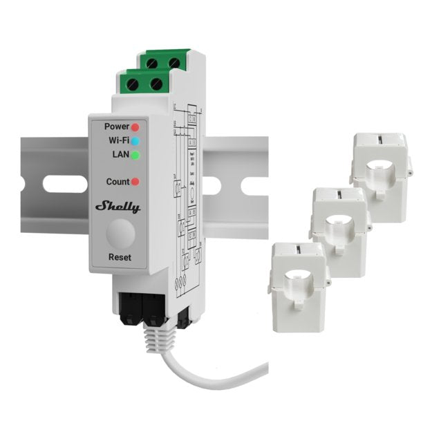 EAN 3800235268100 - Shelly Pro 3EM medidor de coste energético Corriente alterna imagen 1