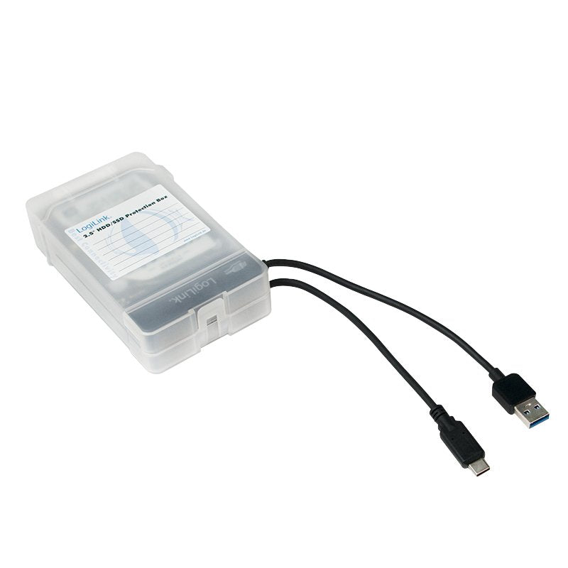 Logilink Ua0277 - Hdd Protection Box For 2x 2.5 Hdds