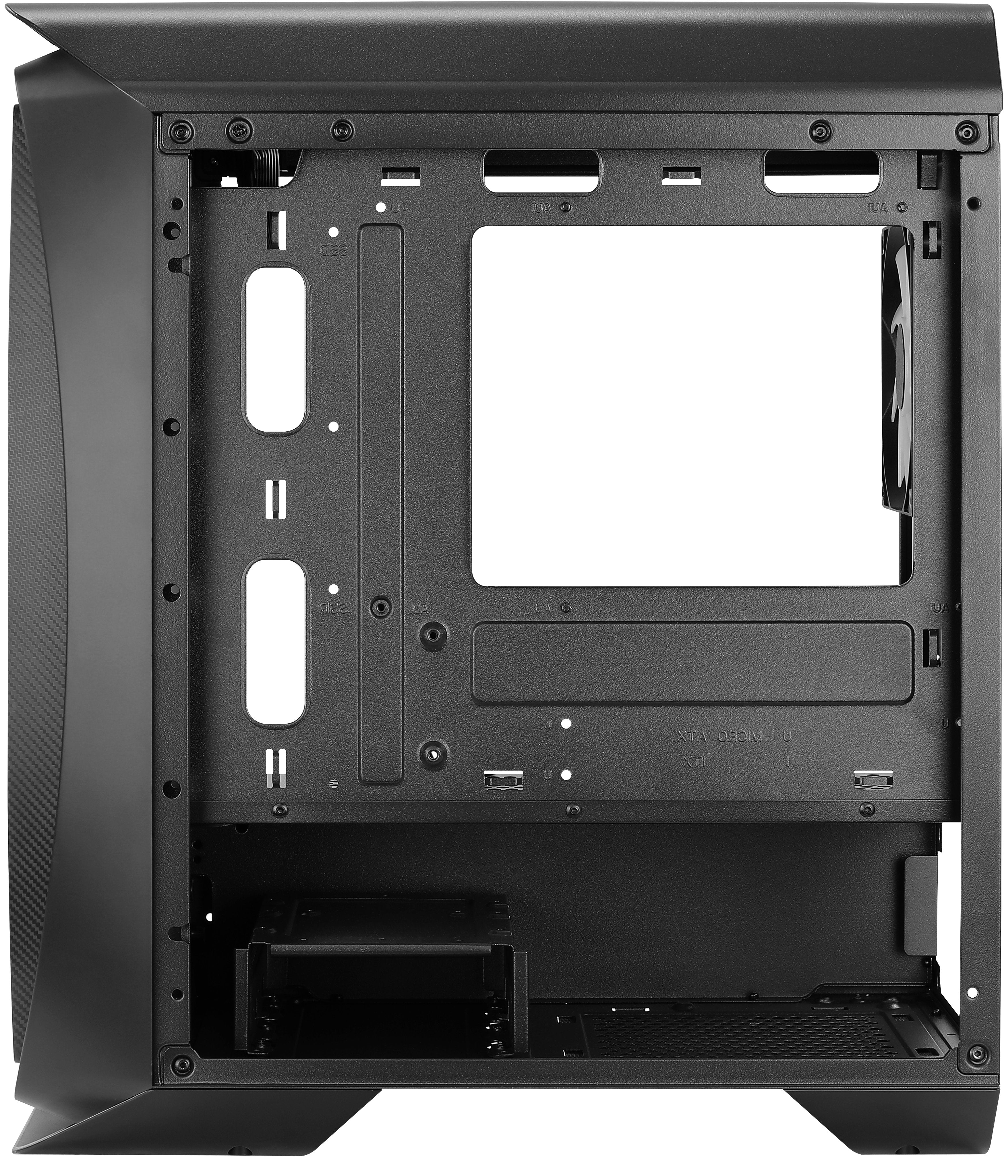 Caja Pc Aerocool Aero One Mini Frost Black Matx, 4x12