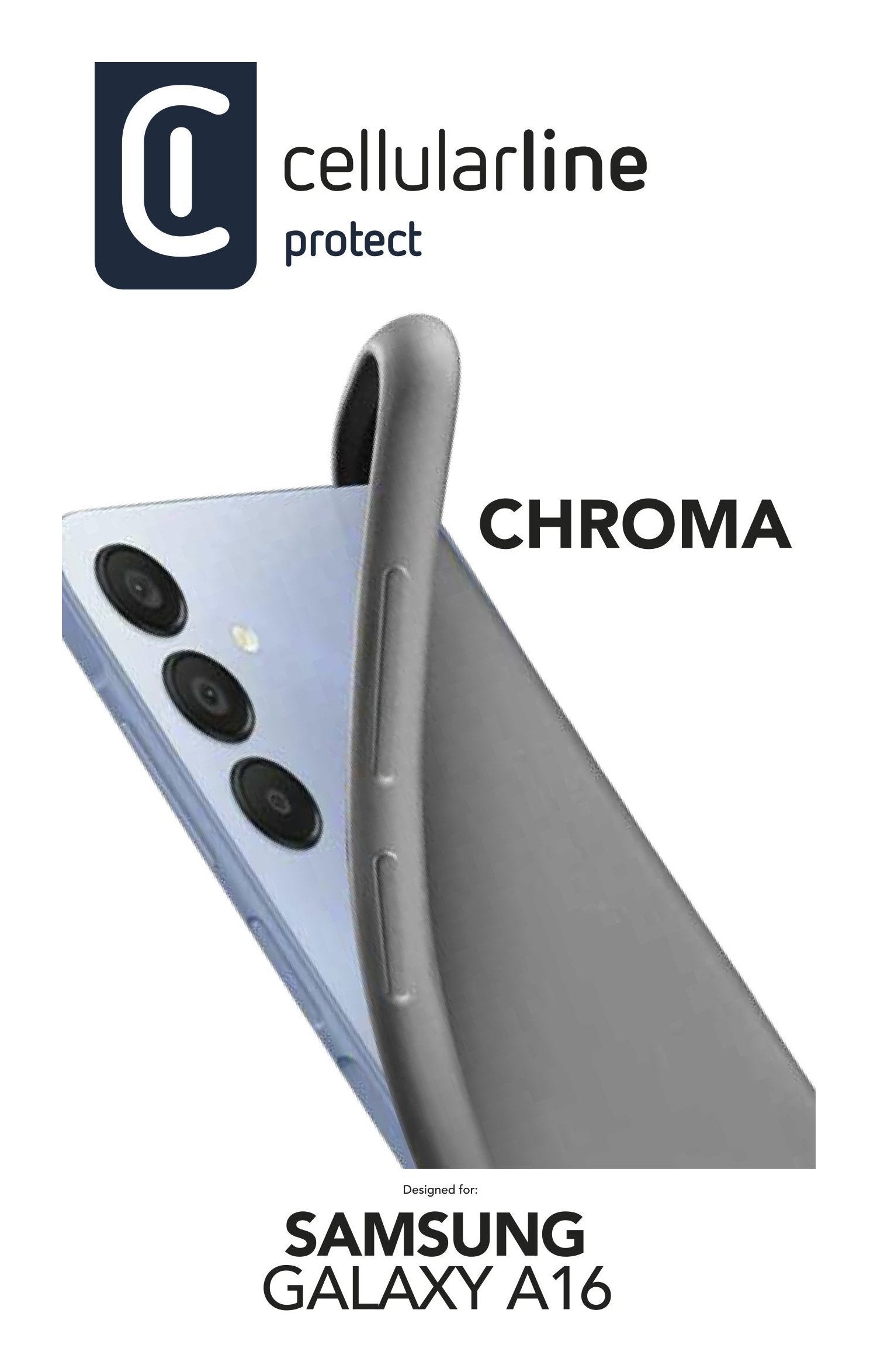 Cellularline Chroma Case Fr Samsung A16 5g A16 4g Negro