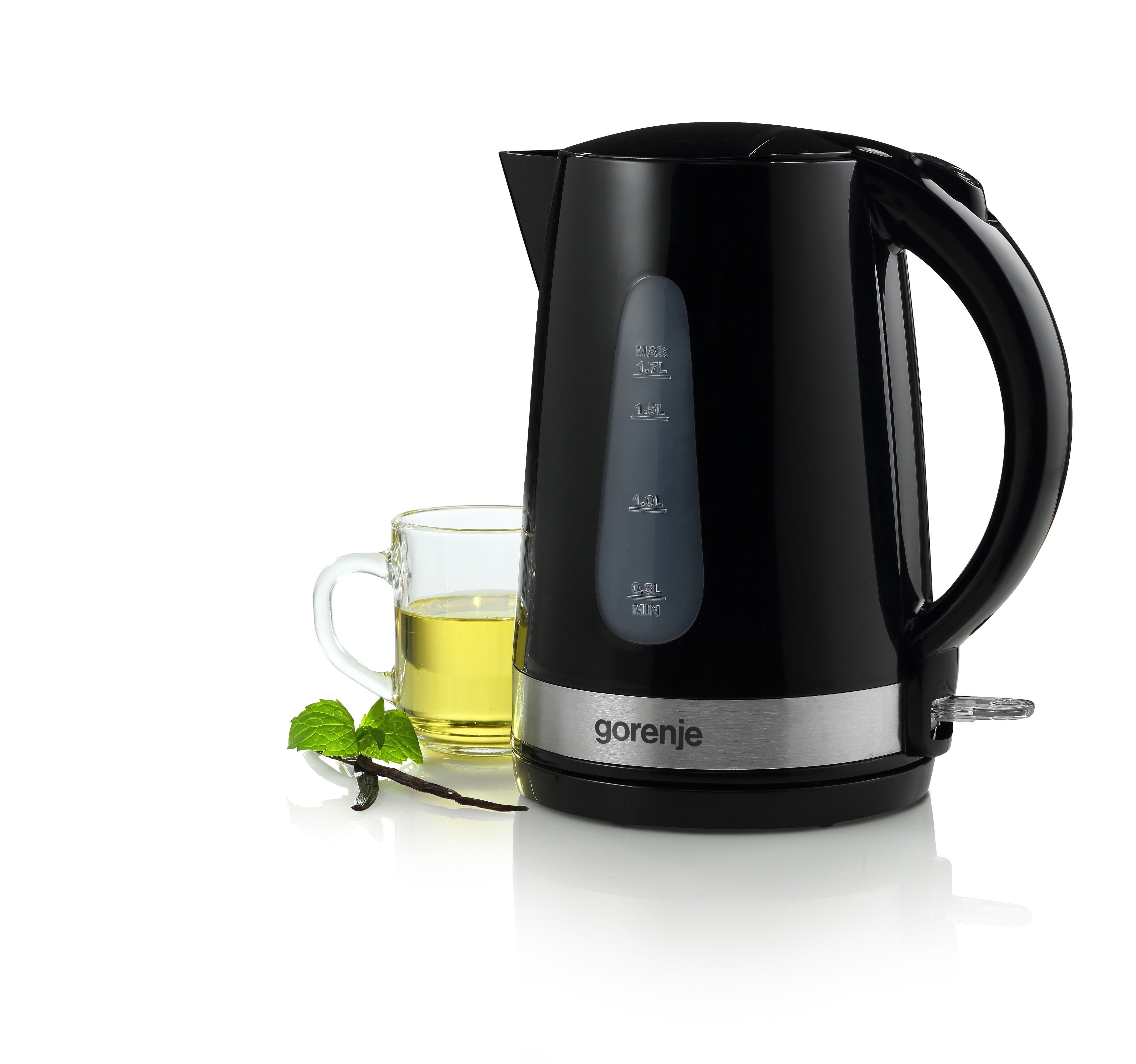 Hervidor Gorenje K17bk, Eléctrico, 1,7 L Potencia 2200 W, Material Plástico, Negro