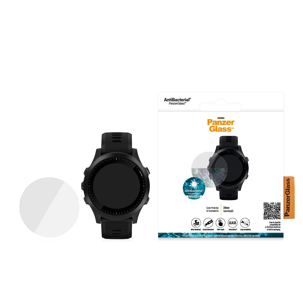 EAN 5711724036057 - PanzerGlass ® SmartWatch 35mm | Screen Protector Glass Protector de pantalla Universal 1 pieza(s) imagen 3