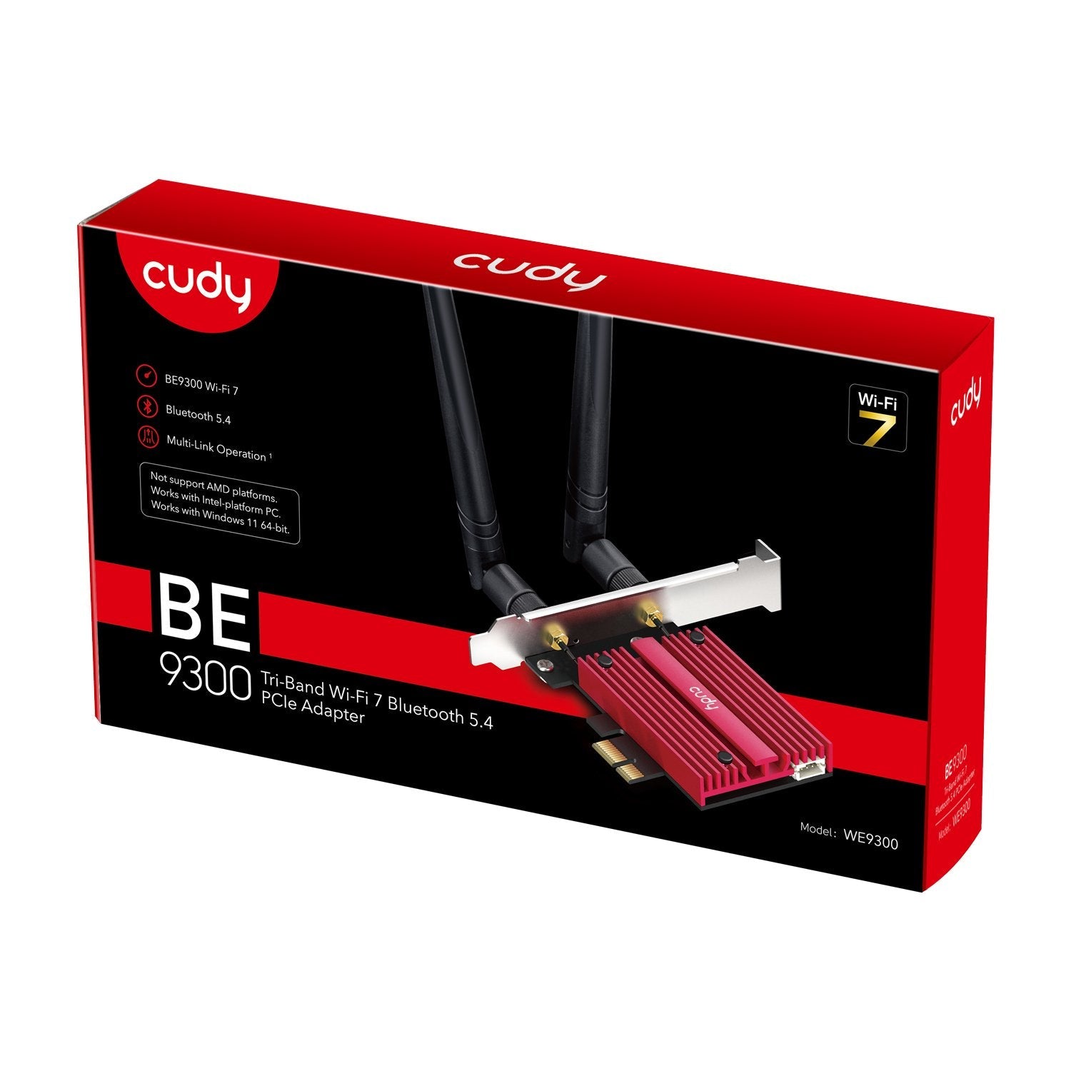 EAN 6971690793548 - Cudy WE9300 adaptador y tarjeta de red Interno WLAN / Bluetooth 5765 Mbit/s imagen 5
