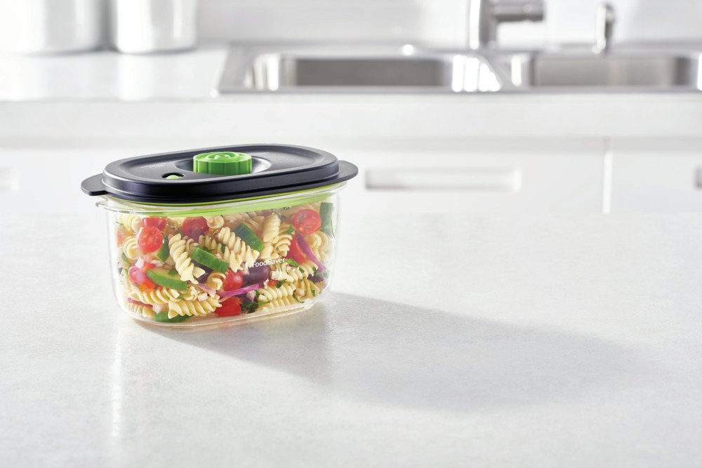 EAN 5060569672389 - FoodSaver FFC022X recipiente de almacenar comida Ovalado Caja 1,2 L Negro, Transparente 1 pieza(s) imagen 1