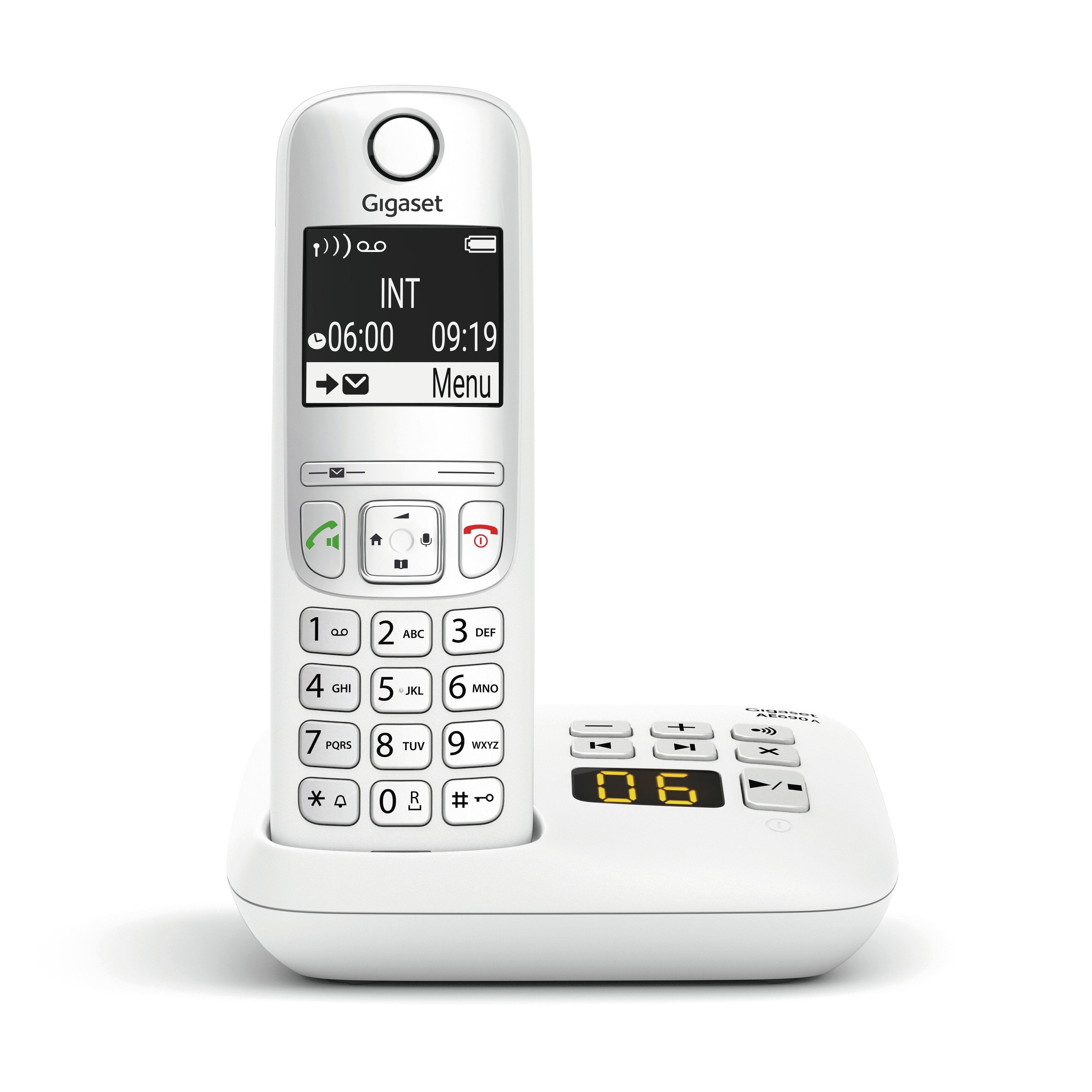 EAN 4250366863047 - Gigaset AE690A Teléfono DECT/analógico Identificador de llamadas Blanco imagen 1