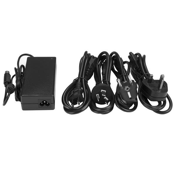 EAN 0065030865791 - StarTech.com SVA12DN4NEUA adaptador e inversor de corriente Interior 78 W Negro imagen 1