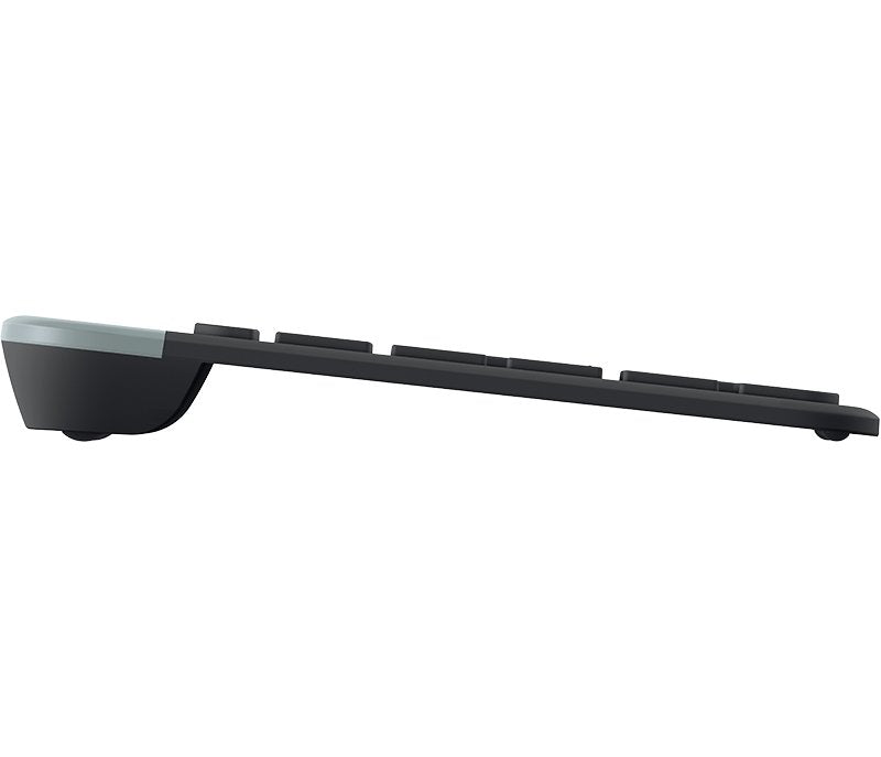 Teclado Alemán Logitech Mk470 Ratón Incluido Usb Qwertz Grafito