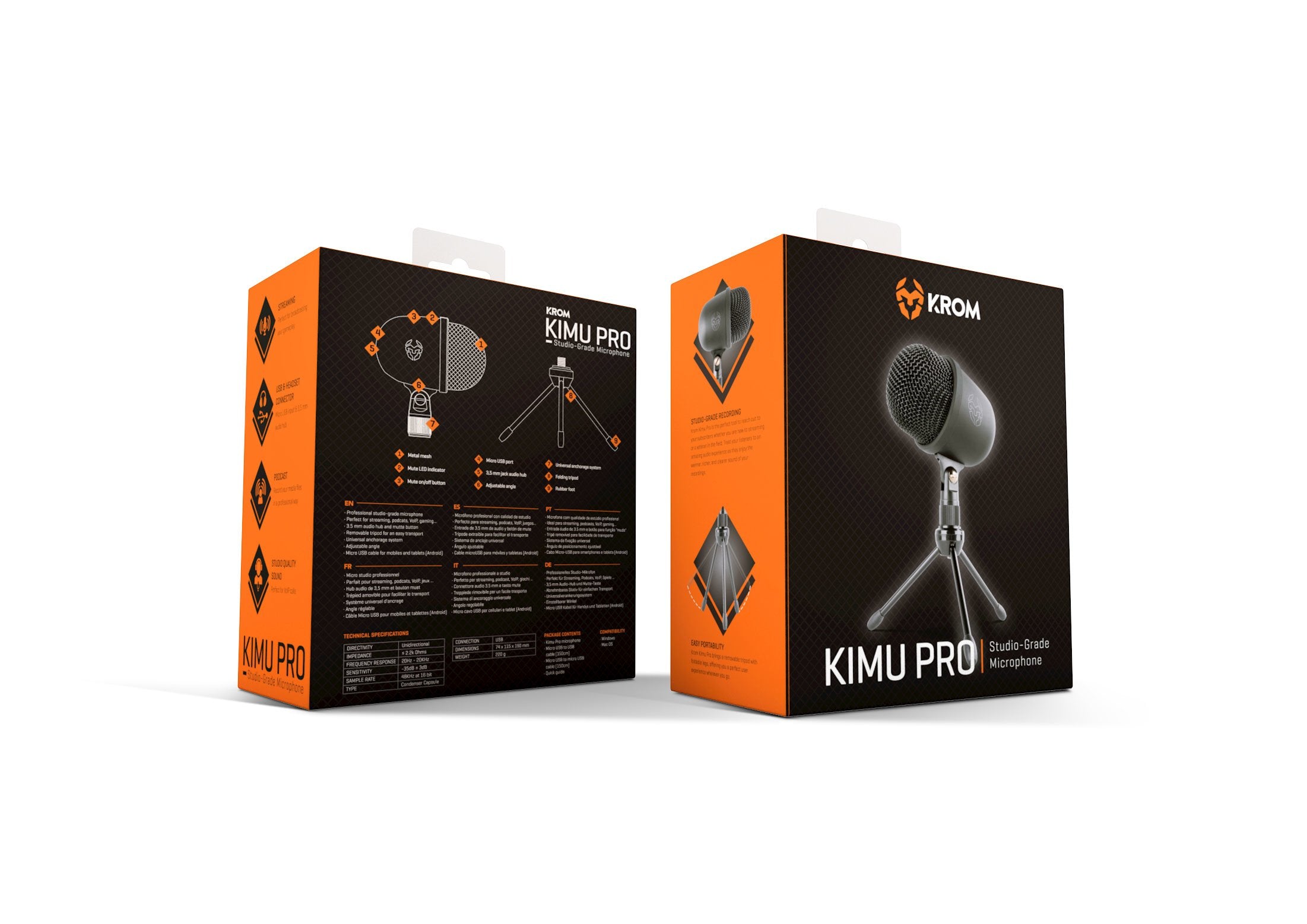 EAN 8436532167416 - Krom Kimu Pro Negro Micrófono para PC imagen 19