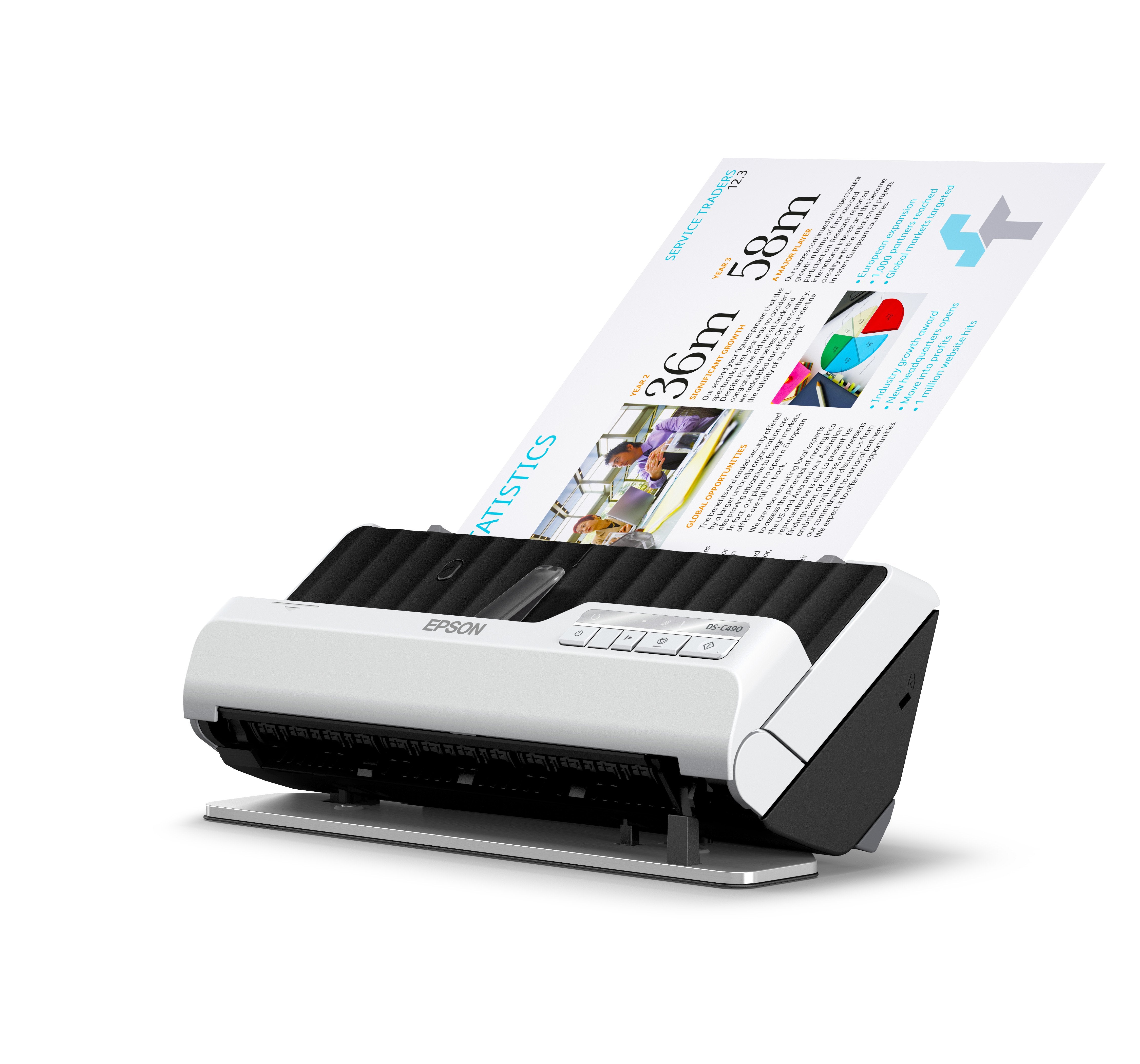 EAN 8715946718293 - Epson DS-C490 ADF + escáner alimentado por hojas 600 x 600 DPI A4 Negro, Blanco imagen 11