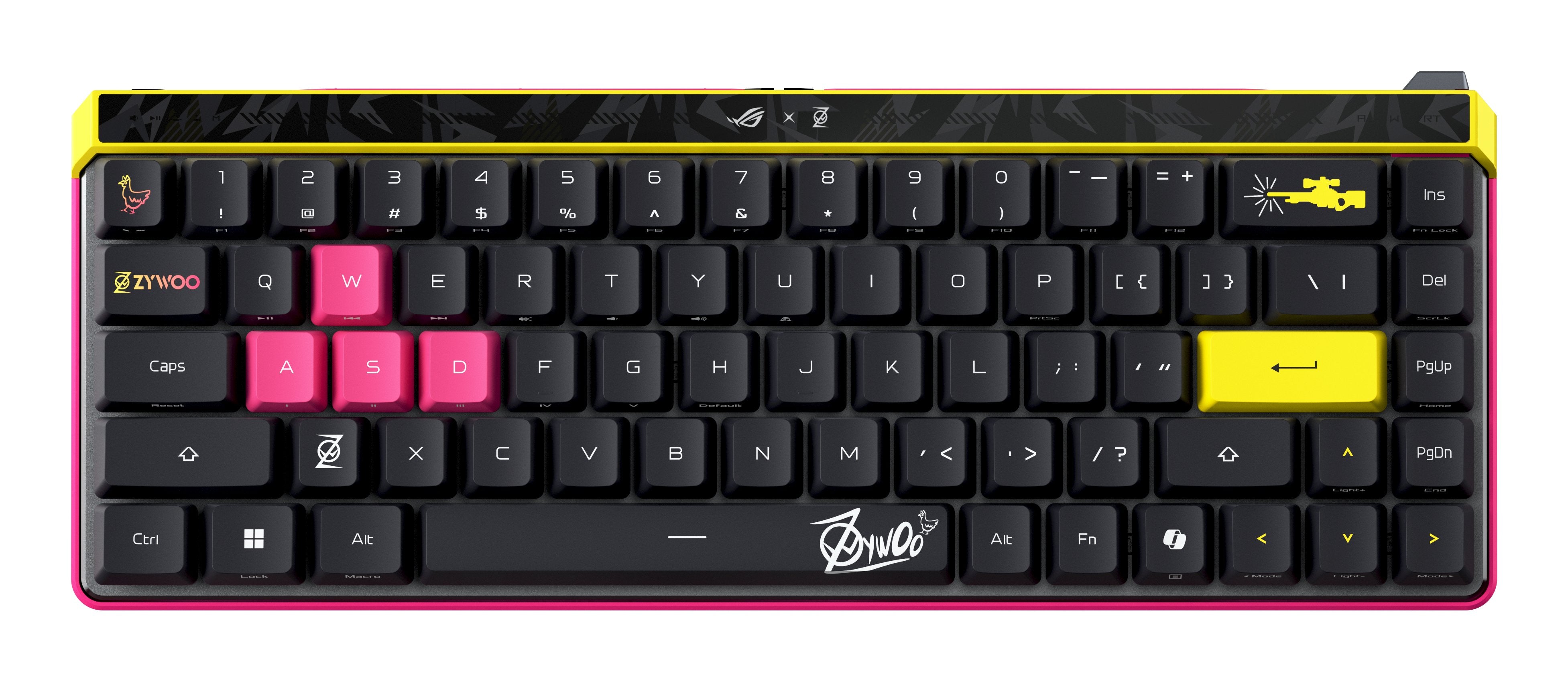EAN 4711636189576 - ASUS ROG Falchion Ace HFX ZywOo Edition teclado Juego USB QWERTY Internacional de EE.UU. Negro imagen 2