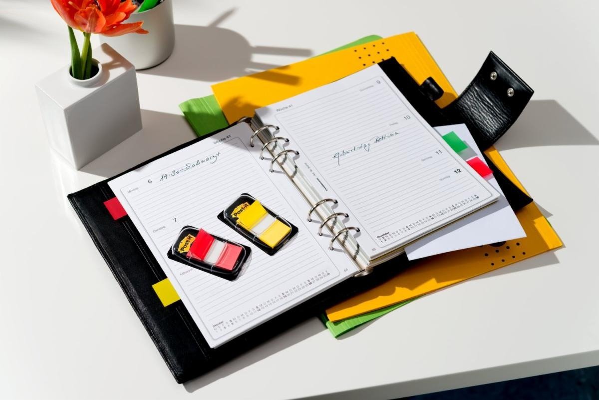 Post-It Index Pack De 6 Dispensadores Con Marcadores De Indice Reposicionables - Forma Rectangular - Colores Surtidos