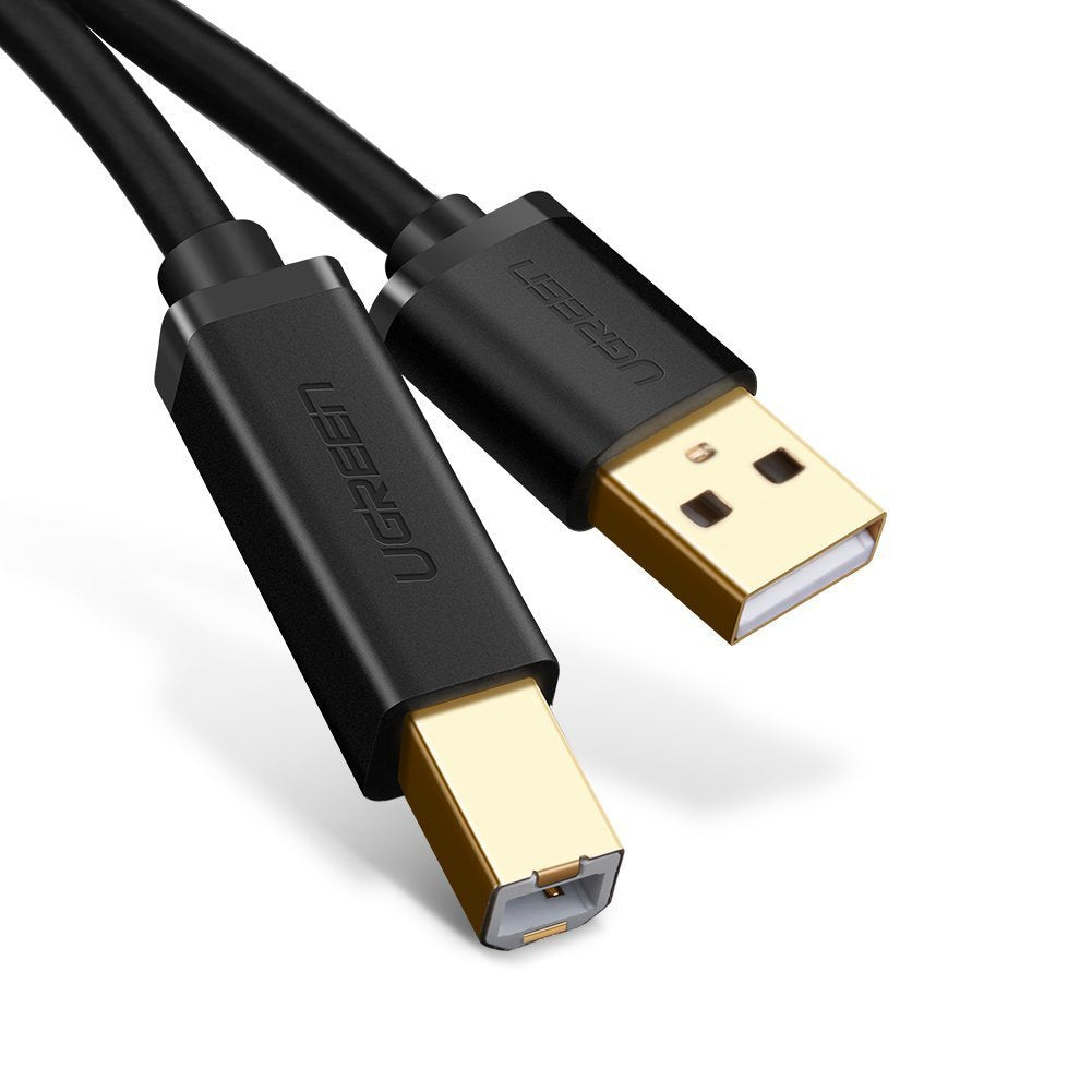 Cable Ugreen Usb 2.0 A / B Para Impresora 3m Baño Oro