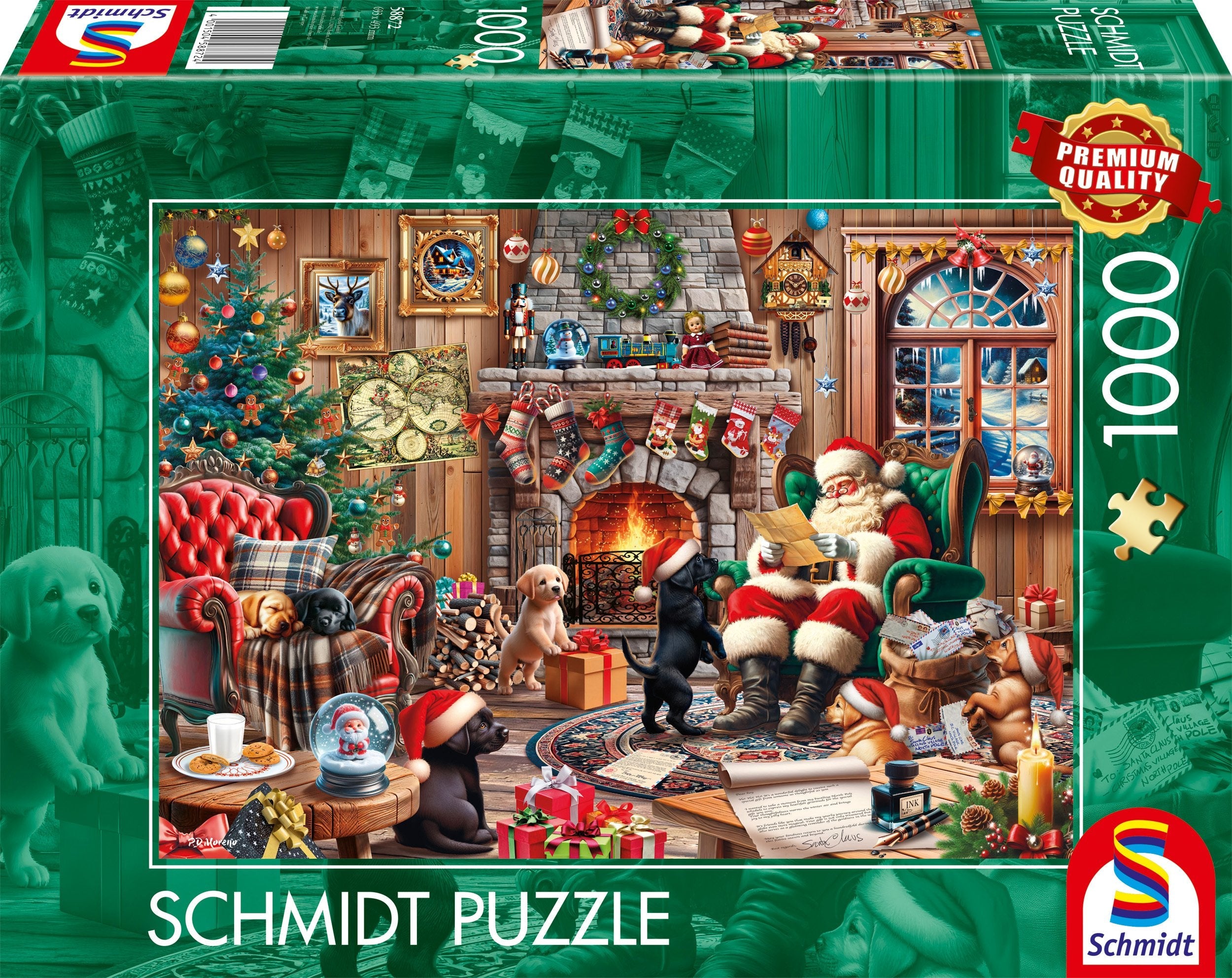 Schmidt Spiele Gemütliche Weihnachten (1000 Teile) 58872