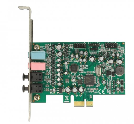 Delock Pci Express Tarjeta 7.1 Soundkarte 24 Bit / 192 Khz
