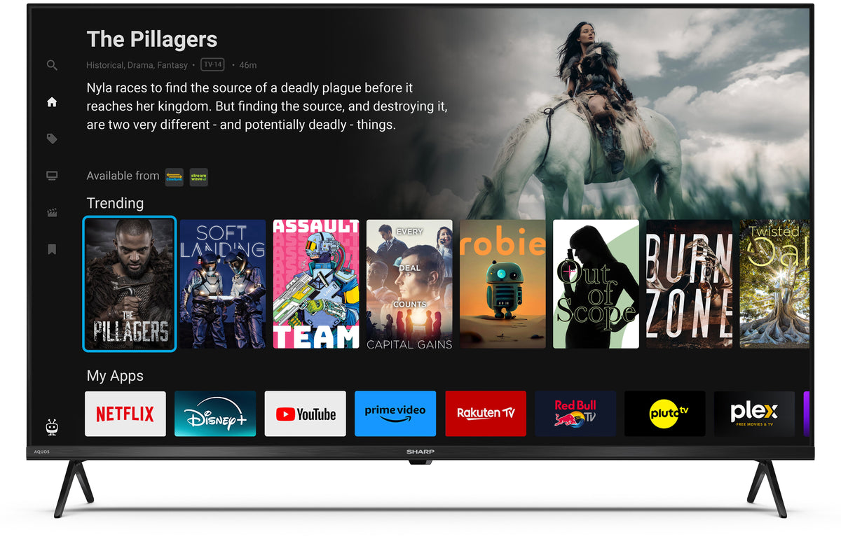 EAN 5905683270960 - Sharp 43GK4245E 109,2 cm (43") 4K Ultra HD Smart TV Wifi Negro imagen 3
