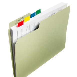 EAN 0021200707605 - Post-It 680-23 lengüeta de índice Separador en blanco con pestaña Poliéster Azul imagen 3