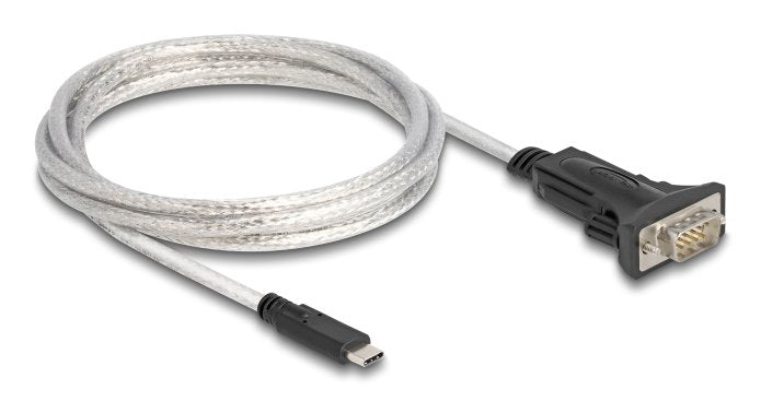 Delock Adapter Usb 2.0 Type-C Zu 1 X Seriell Rs-422 485 Stecker Mit 6 Pin Terminalblock 5 V 2 M